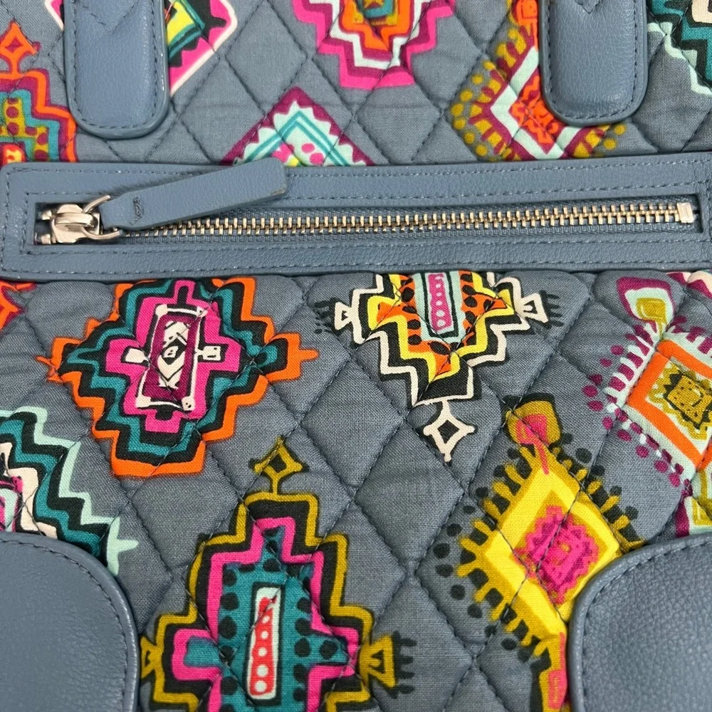 Vera Bradley Day Off Painted Medallions Satchel NWOT‎
